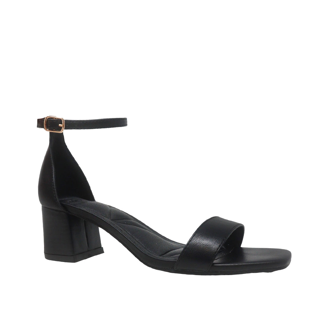 Sandalias de tacón Rocio para mujer color negro
