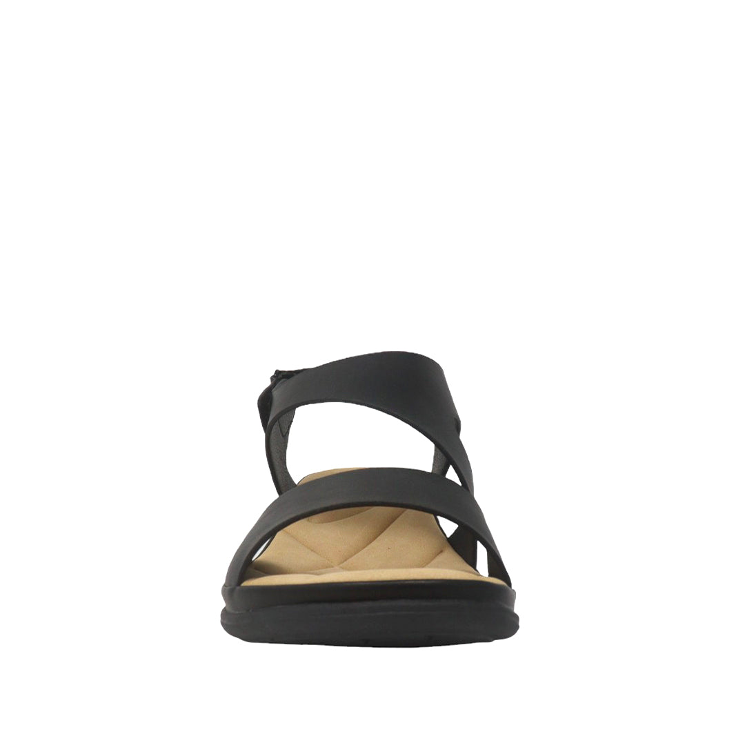 Sandalias de cuña Marga para mujer color negro