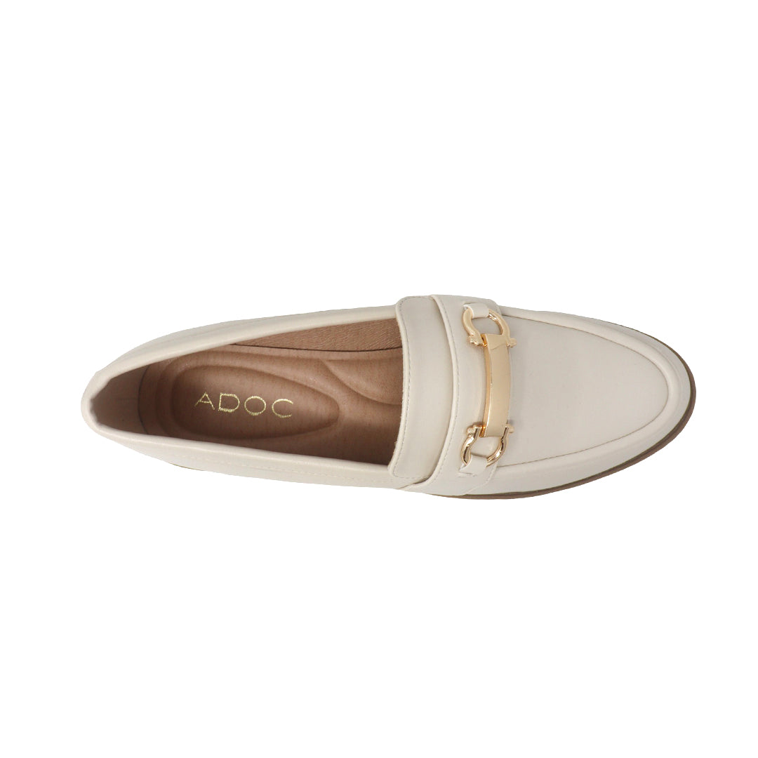 Mocasines Nicolette para mujer color blanco