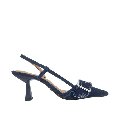 Tacones slingback Nessa para mujer color azul