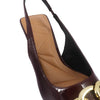Tacones slingback Monroe para mujer color burgundy