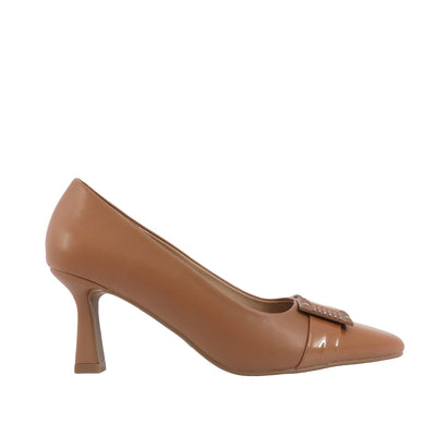 Tacones Olsen para mujer color nude