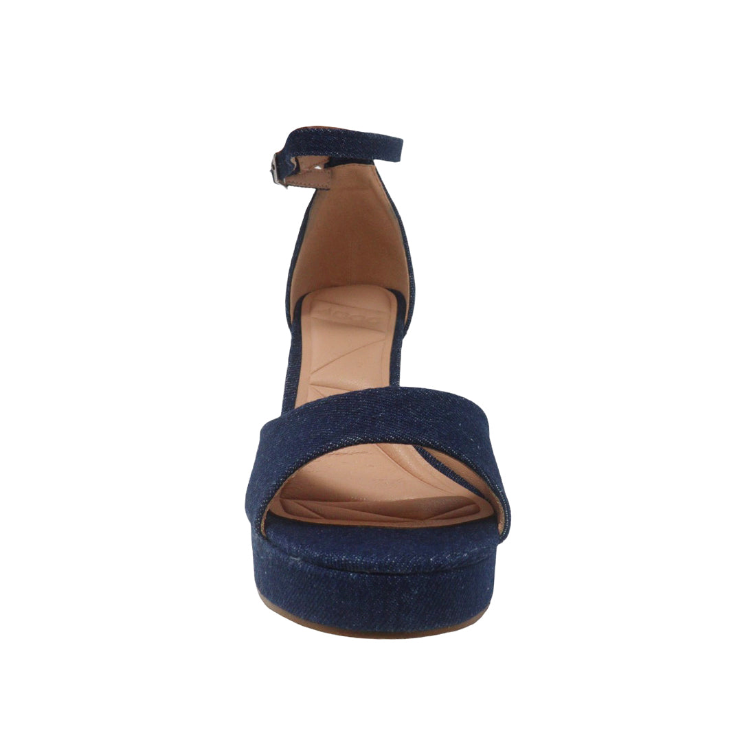 Sandalias de tacón Meryl para mujer color denim