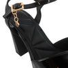 Sandalias de tacón Quilzel para mujer color negro