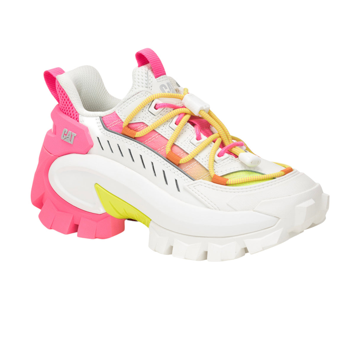 Sneakers Intruder Max Ignite para mujer color rosado y blanco