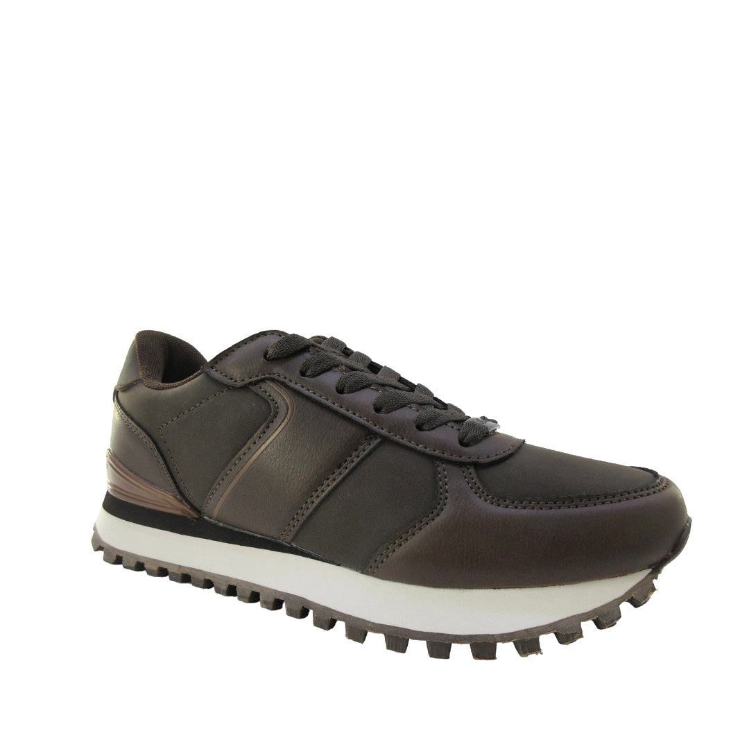 Sneakers Rey León color café