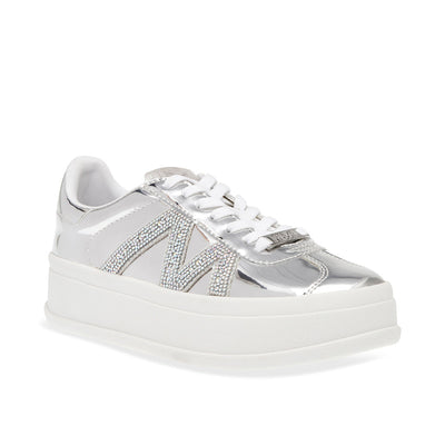 Sneakers Opponent -R color plateado