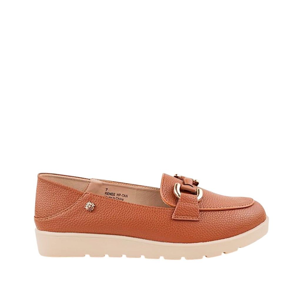 Mocasines Renee para mujer color tan