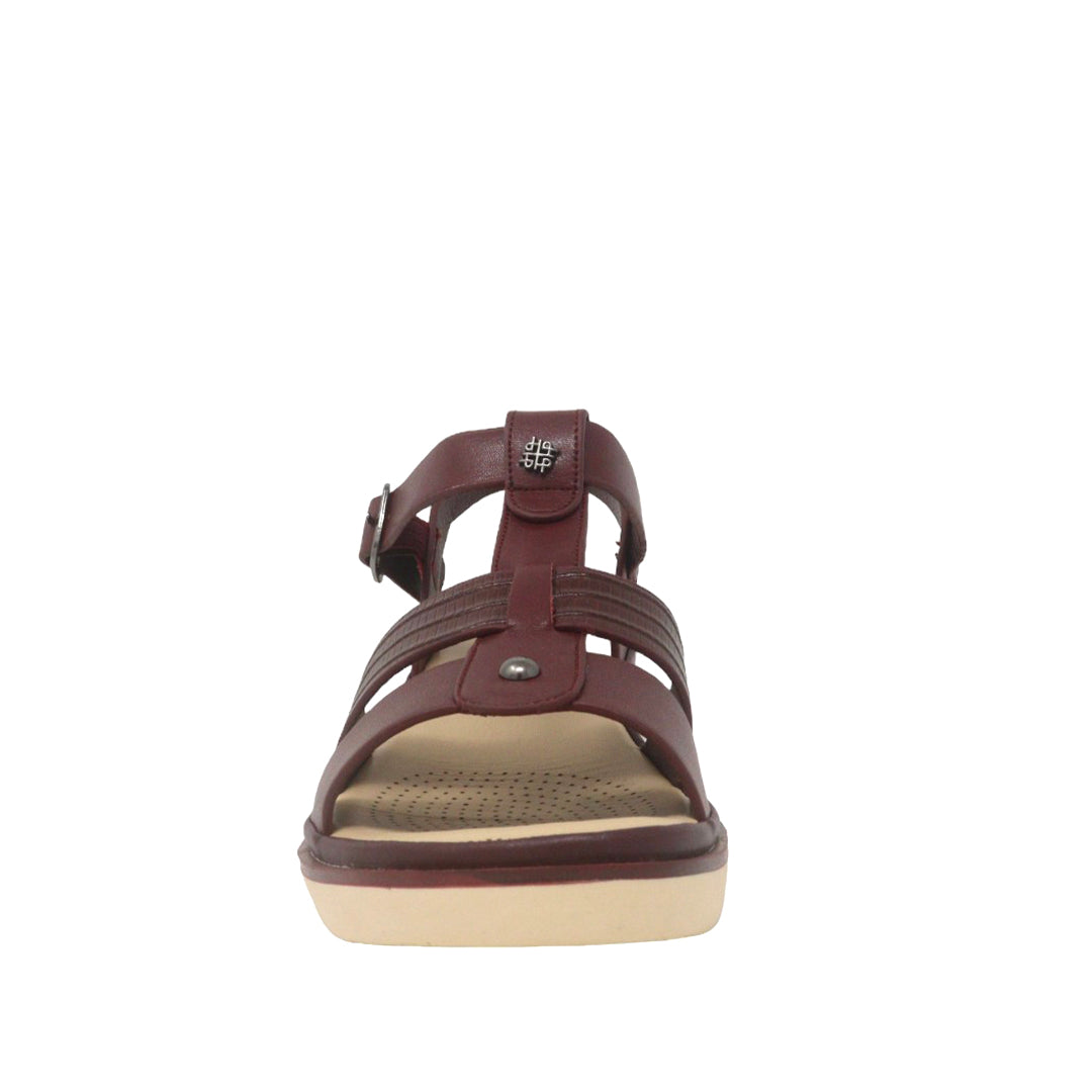 Sandalias Mila para mujer color burgundy