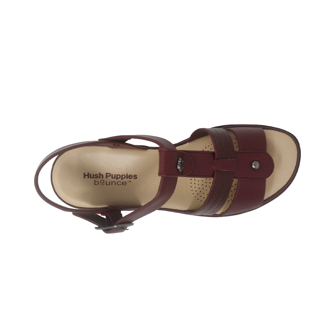 Sandalias Mila para mujer color burgundy