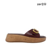 Sandalias Raiven para mujer color burgundy