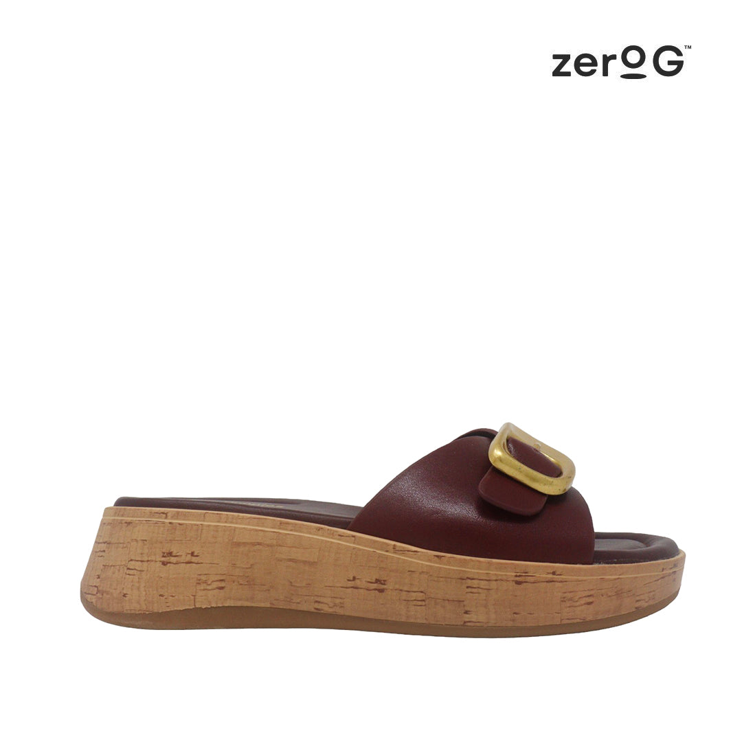 Sandalias Raiven para mujer color burgundy