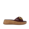 Sandalias Raiven para mujer color burgundy