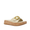 Sandalias Raiven para mujer color blanco