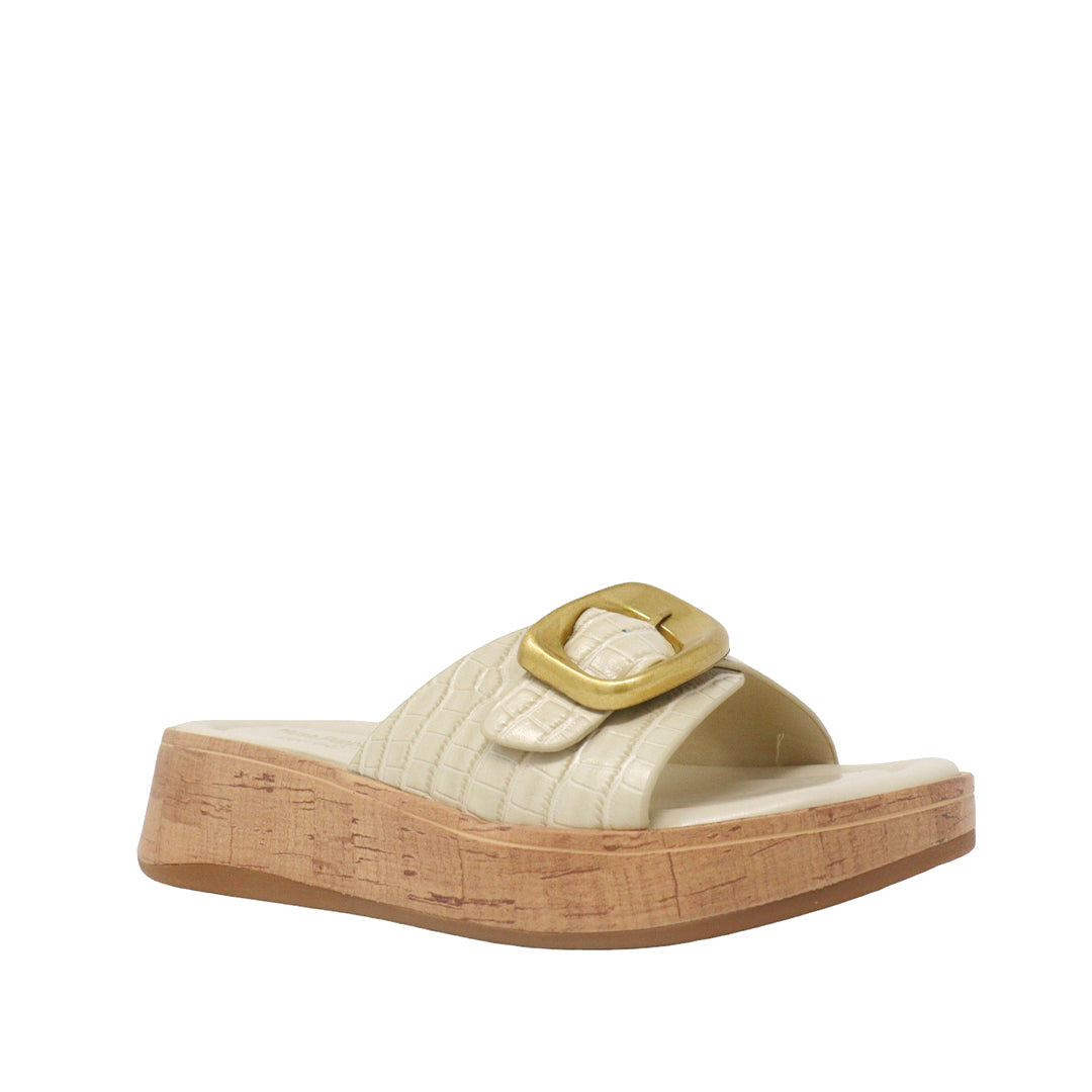 Sandalias Raiven para mujer color blanco