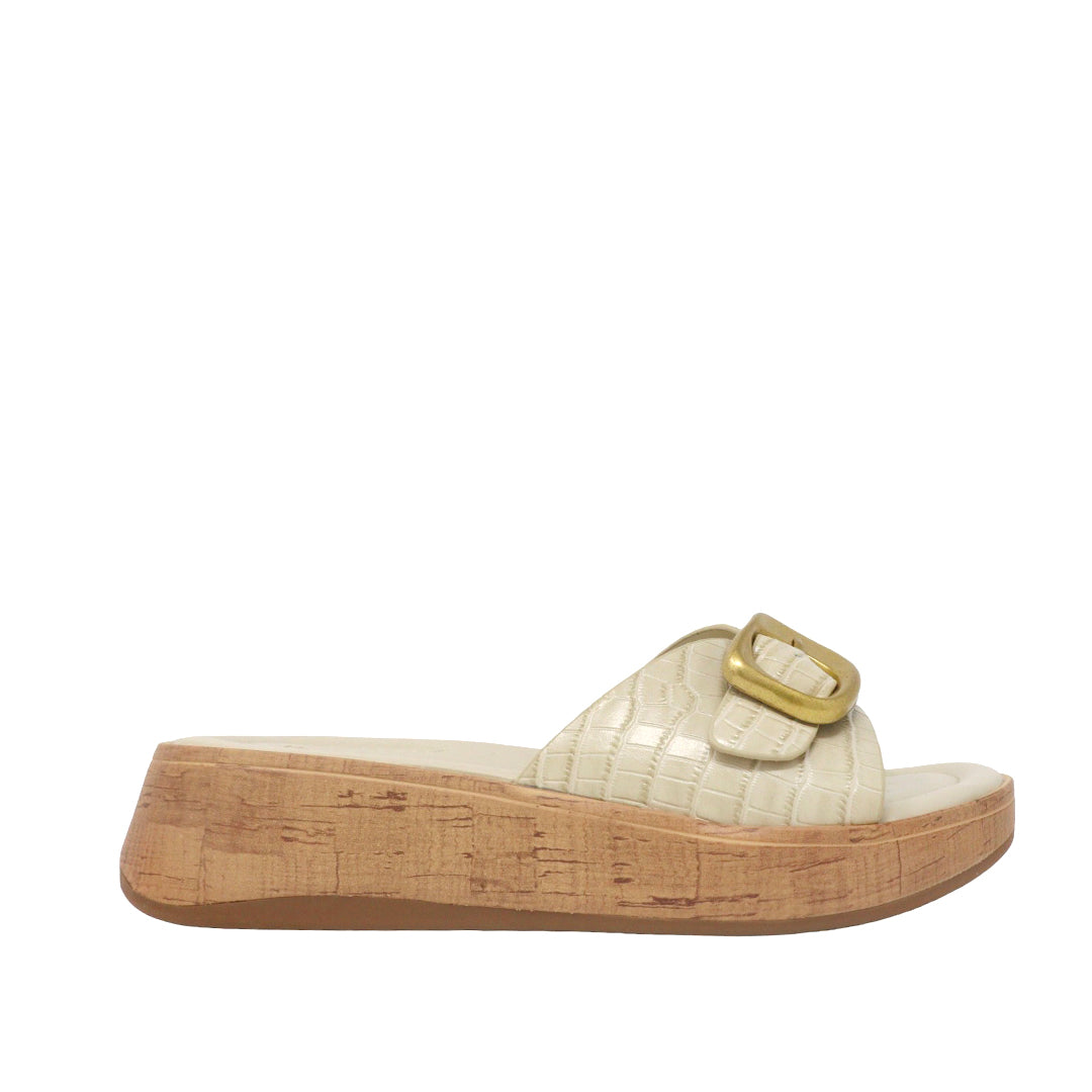 Sandalias Raiven para mujer color blanco