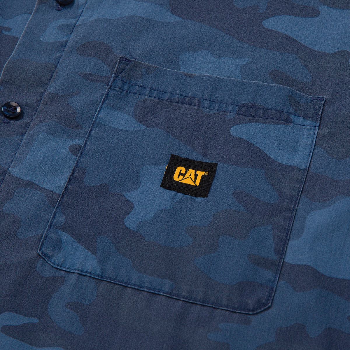 Camisa Relaxed Poplin para hombre color azul