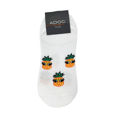 Punteras invisibles Piña color blanco