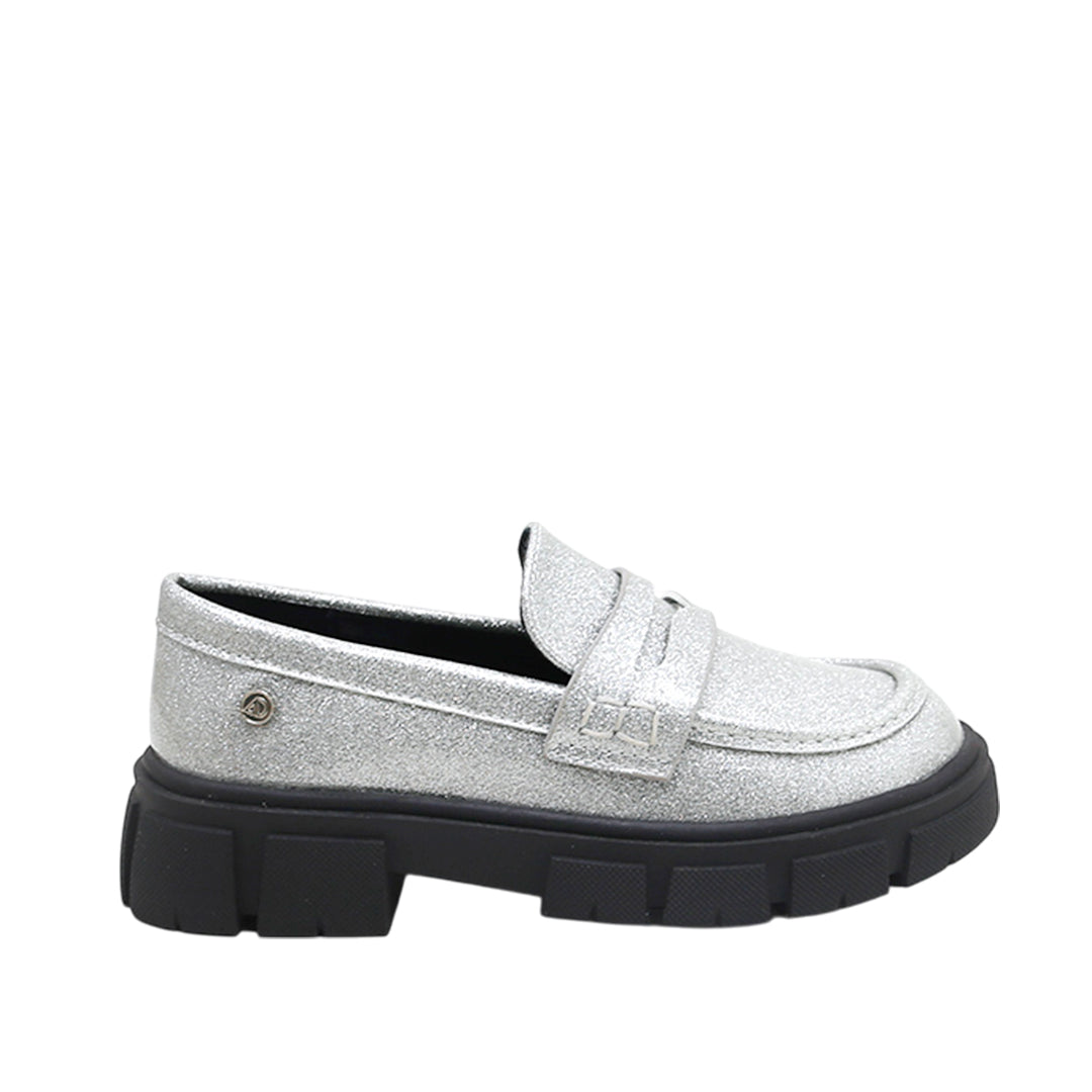 Mocasines Tianna color plateado