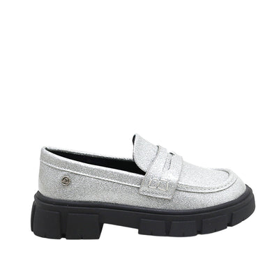 Mocasines Tianna color plateado