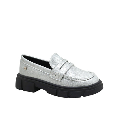 Mocasines Tianna color plateado