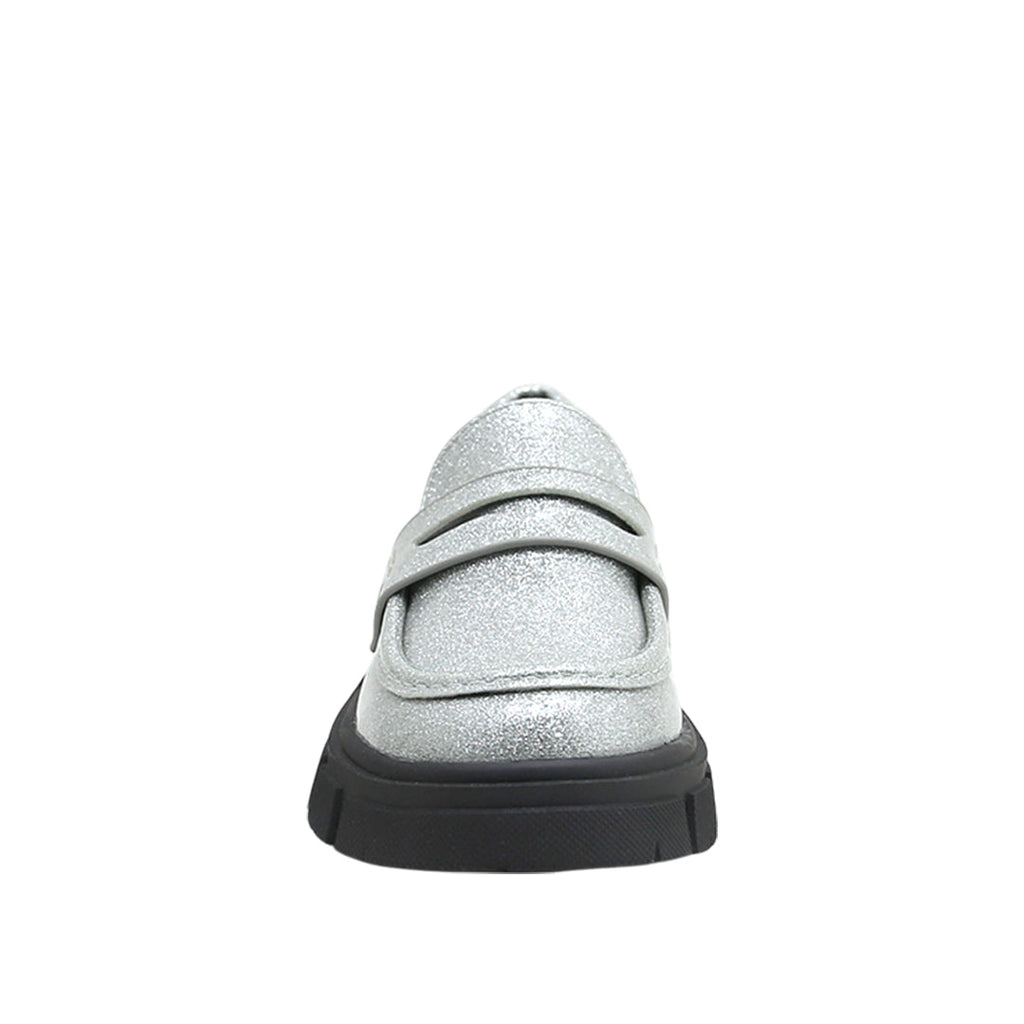 Mocasines Tianna color plateado