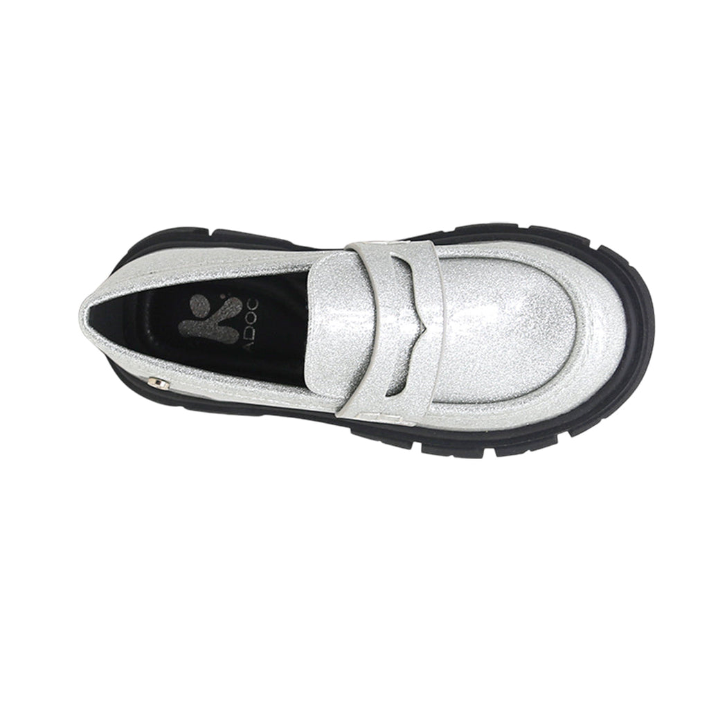 Mocasines Tianna color plateado