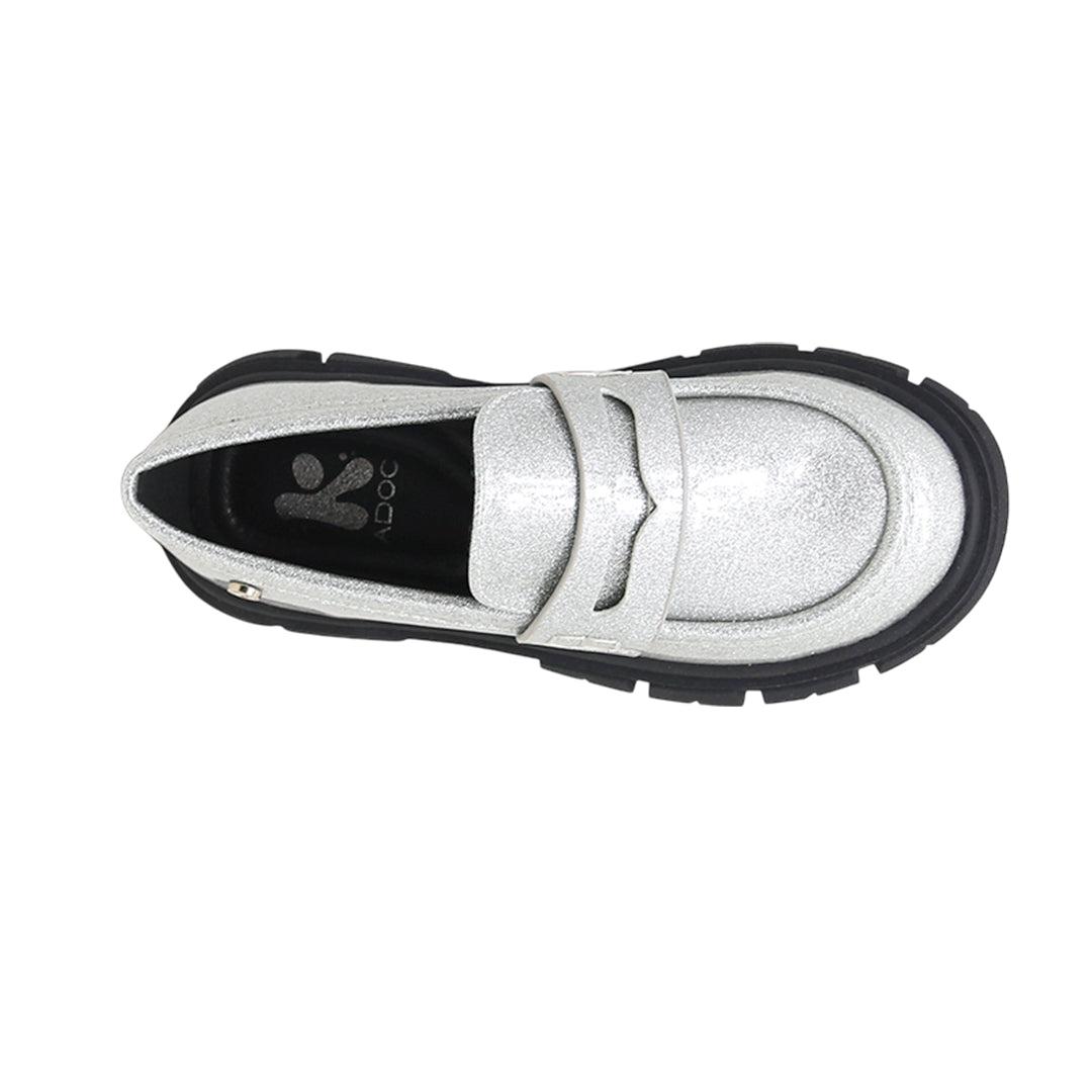 Mocasines Tianna color plateado