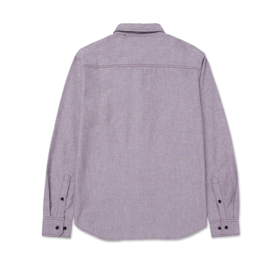 Camisa Oxford Relaxed para hombre color morado