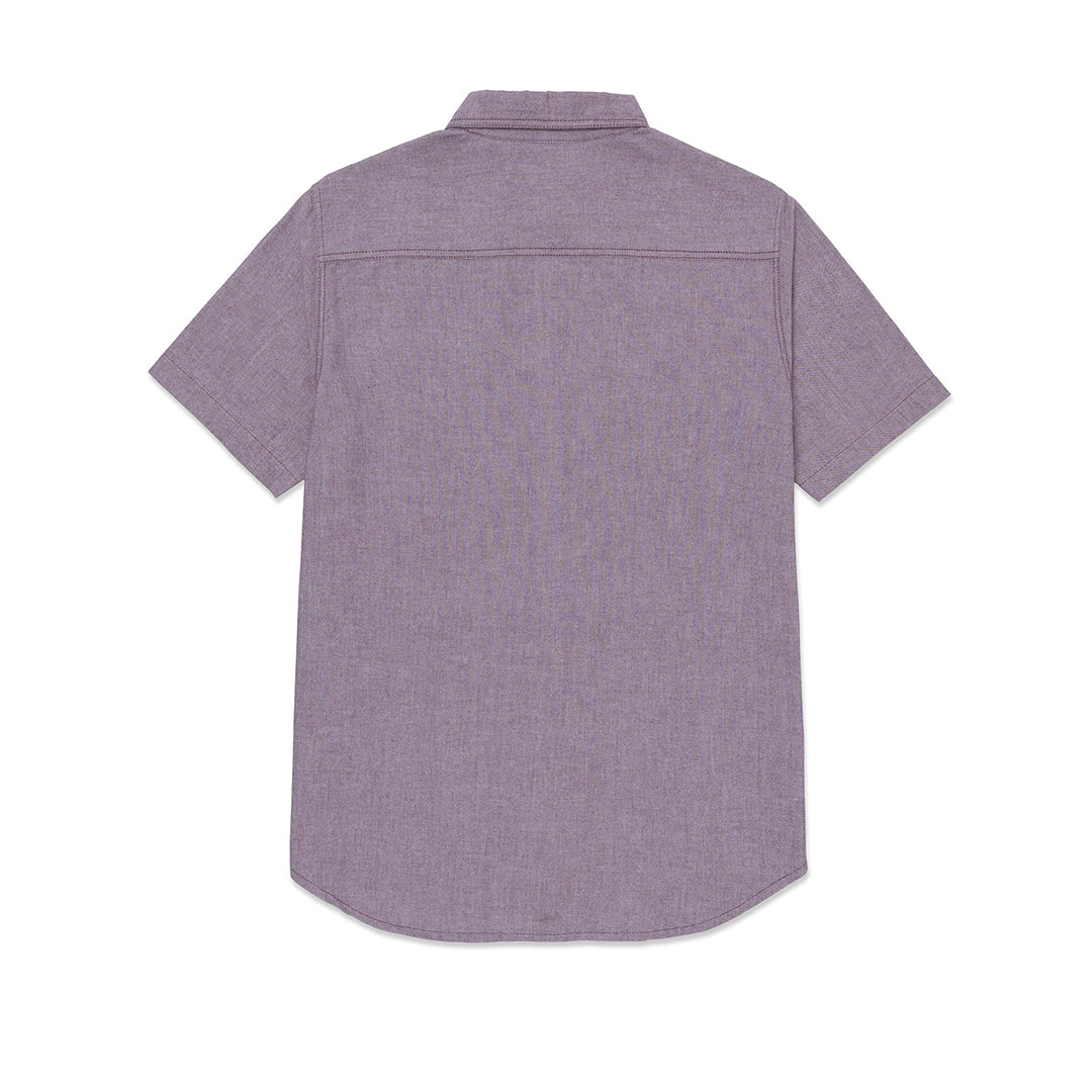 Camisa Oxford Relaxed para hombre color morado