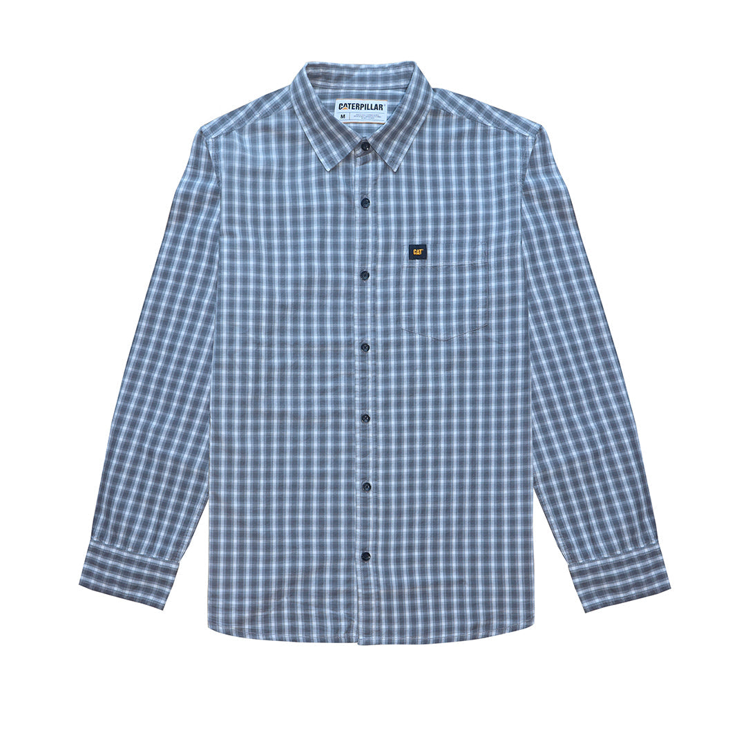 Camisa Poplin para hombre color gris