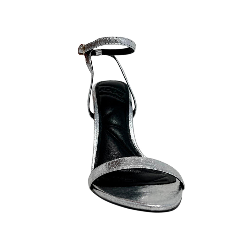 Sandalias de tacón Tessa para mujer color plateado