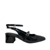 Tacones slingback Zelina para mujer color negro