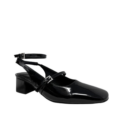 Tacones slingback Zelina para mujer color negro