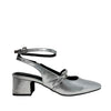 Tacones slingback Zelina para mujer color plateado