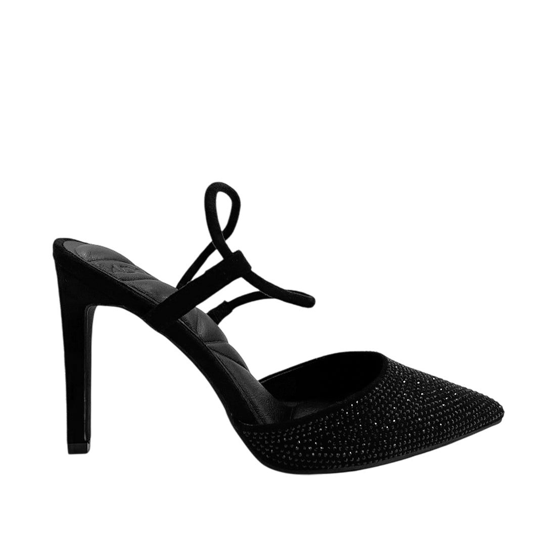 Tacones slingback Zakira para mujer color negro