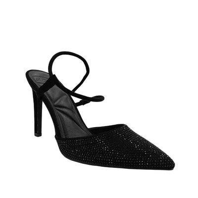 Tacones slingback Zakira para mujer color negro