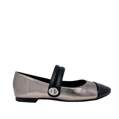 Ballerinas Sakura para mujer color plateado