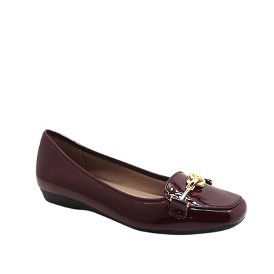 Ballerinas Carmen para mujer color burgundy