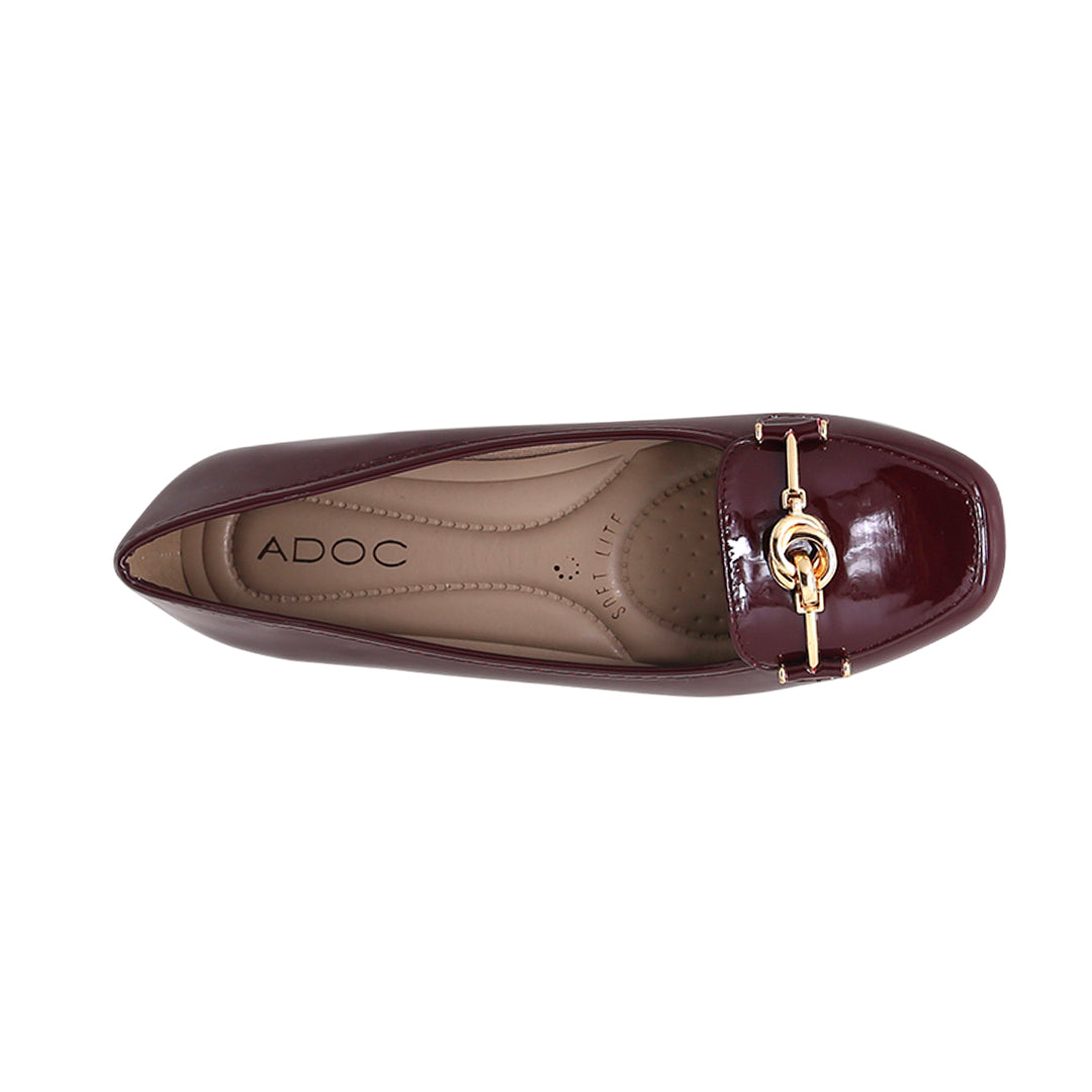 Ballerinas Carmen para mujer color burgundy