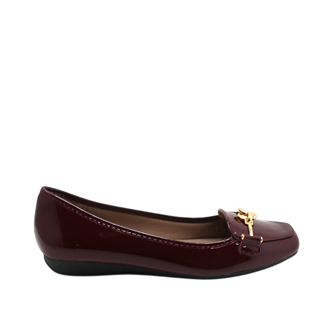 Ballerinas Carmen para mujer color burgundy