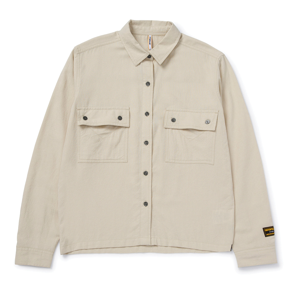 Camisa Boxy para mujer color beige