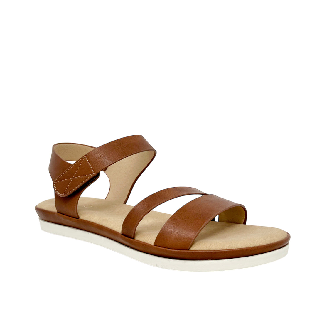 Sandalias flats Ilia para mujer color tan