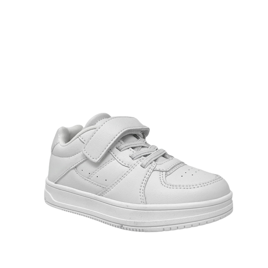 Tennis escolares Ukky para niña color blanco