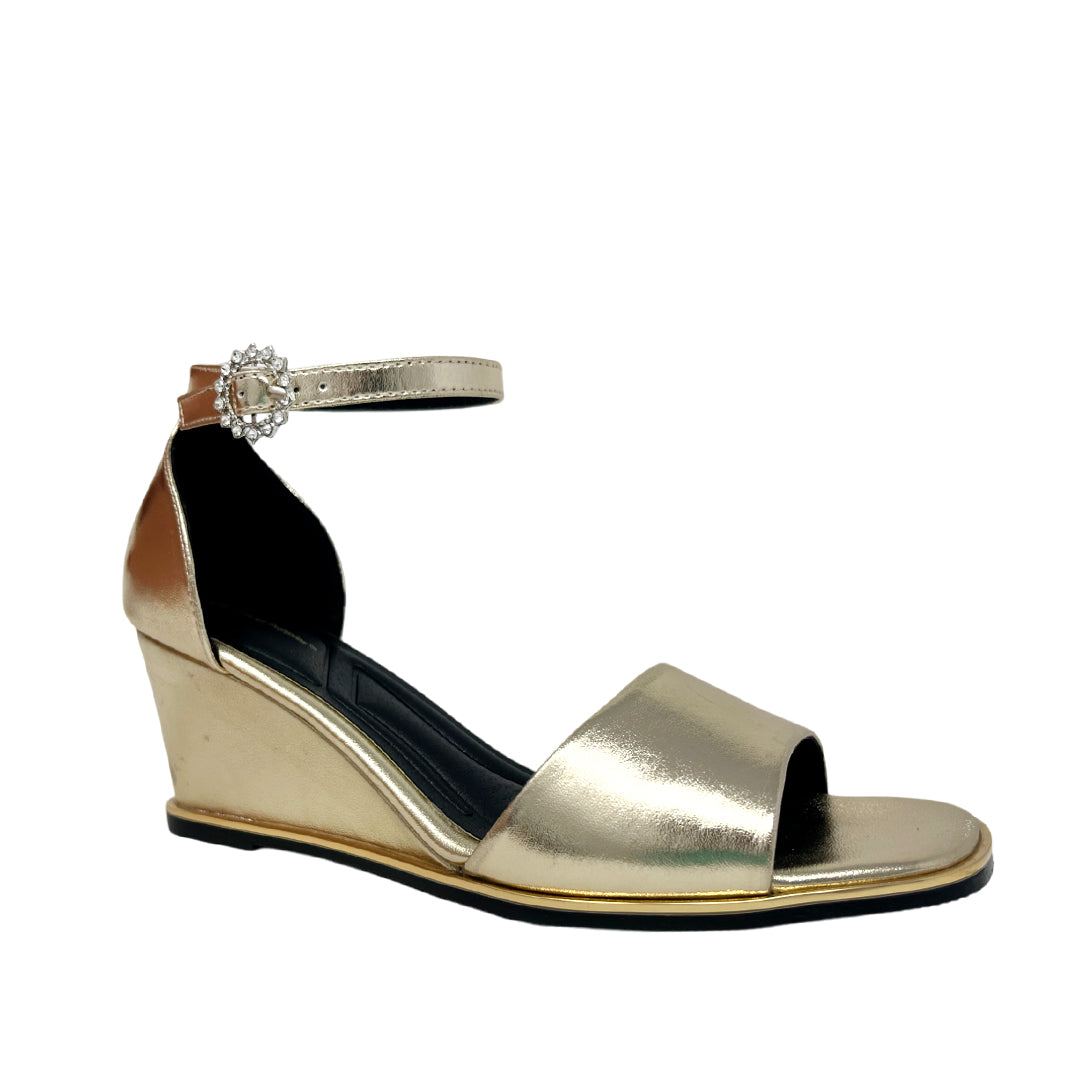 Sandalias Wan para mujer color dorado