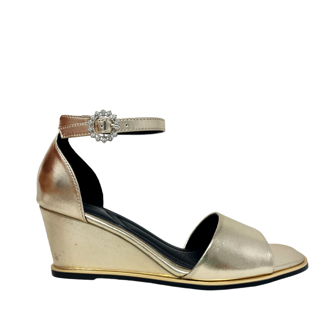 Sandalias Wan para mujer color dorado