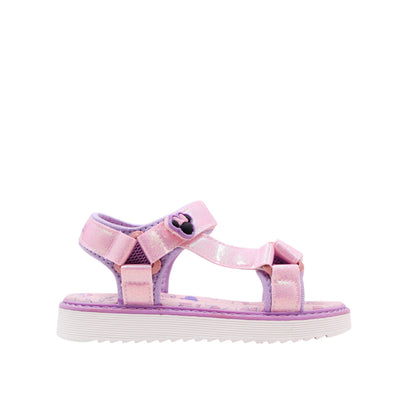 Sandalias Minnie para niña color rosado
