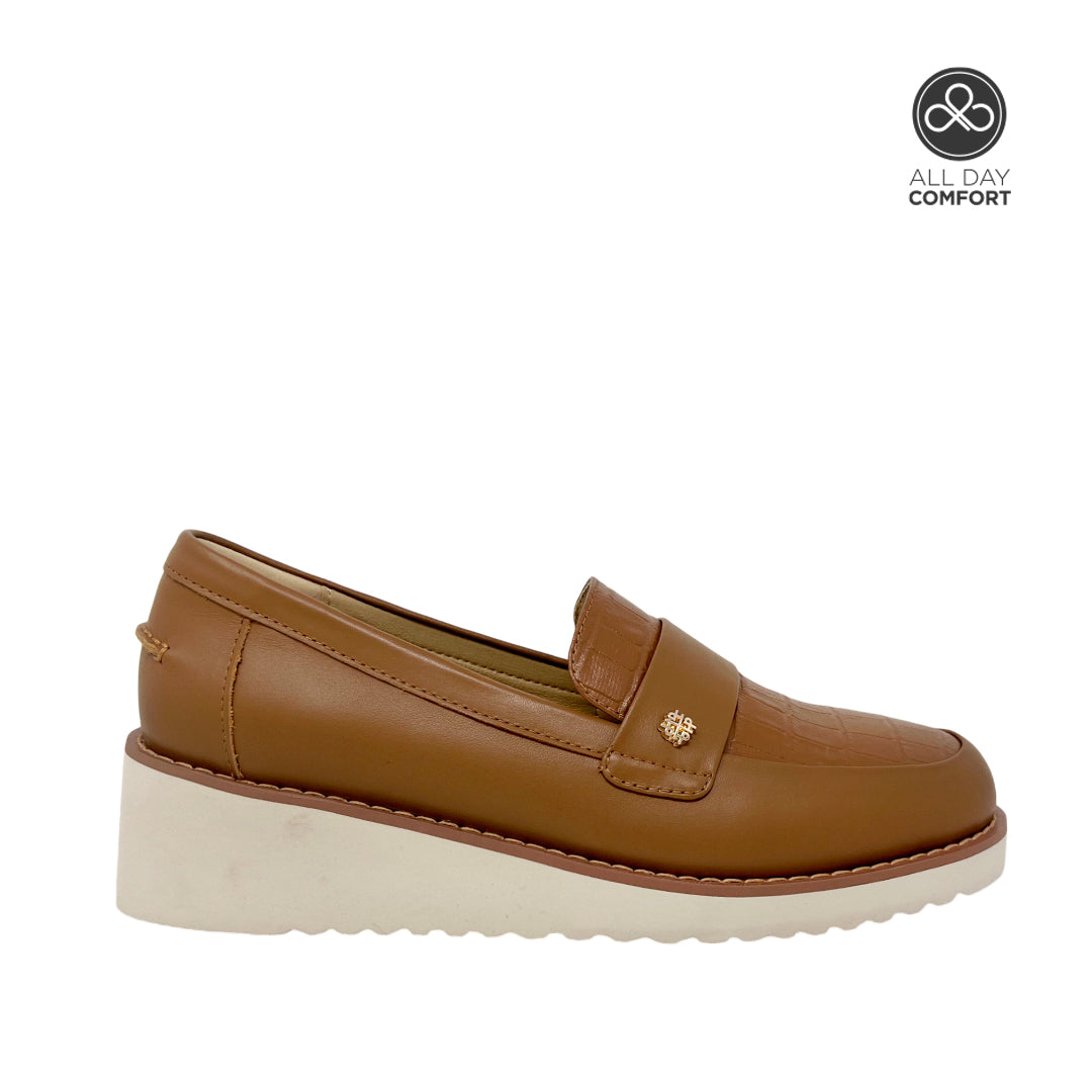 Mocasines Sefora para mujer color tan