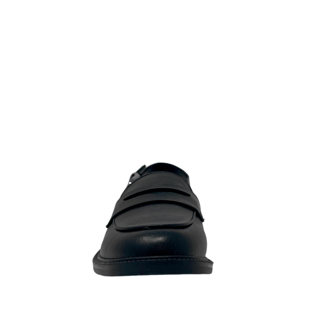 Mocasines slingback Siuyen para mujer color negro