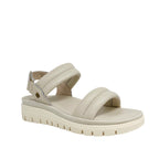 Sandalias flats Usha para mujer color hueso